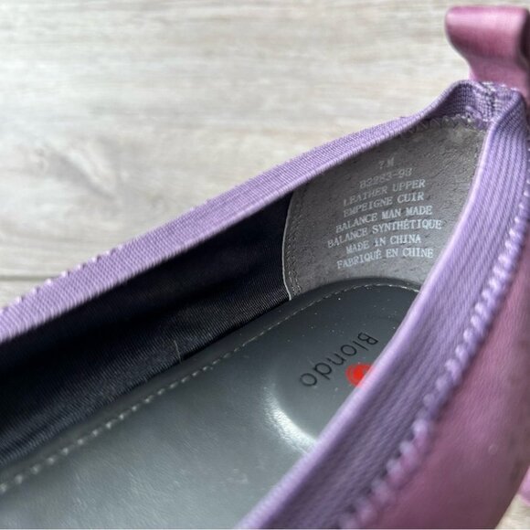 Blondo Lilac Leather Ersilia Wedge Pump - Picture 12 of 16